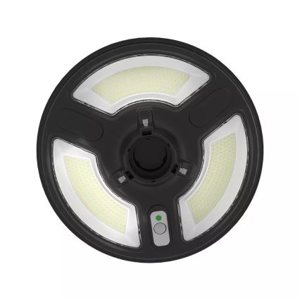 LED Solární pouliční lampa se senzorem LED/7,5W/3,2V IP65 4000K 15000 mAh + dálkové ovládání