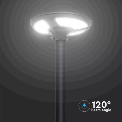 LED Solární pouliční lampa se senzorem LED/7,5W/3,2V IP65 4000K 15000 mAh + dálkové ovládání