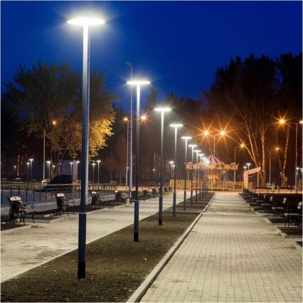LED Solární pouliční lampa se senzorem SOLSUMI LED/25W/3,2V IP54 25000 mAh + dálkové ovládání