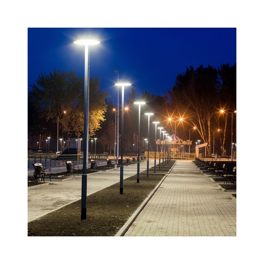 LED Solární pouliční lampa se senzorem SOLSUMI LED/25W/3,2V IP54 25000 mAh + dálkové ovládání