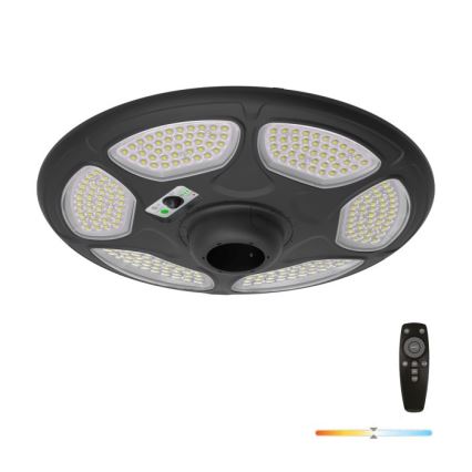 LED Solární pouliční lampa se senzorem SOLSUMI LED/25W/3,2V IP54 25000 mAh + dálkové ovládání