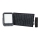 LED Solární reflektor LED/15W/3,7V IP65 4000K 12000 mAh černá + dálkové ovládání