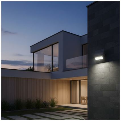 LED Solární reflektor se senzorem NCS G2 LED/10W/3,7V 3000/4000/6500K IP54 1800 mAh