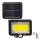 LED Solární reflektor se senzorem DUO LED/1W/3,7V IP44