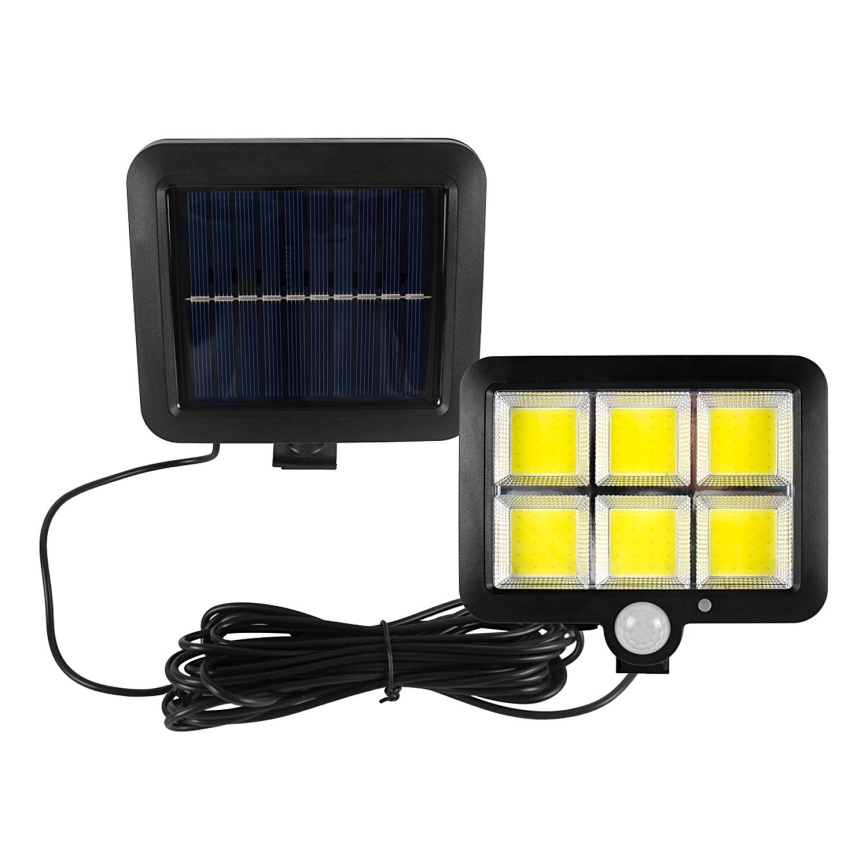 LED Solární reflektor se senzorem LED/1,5W/3,7V 6000K IP44 1200 mAh