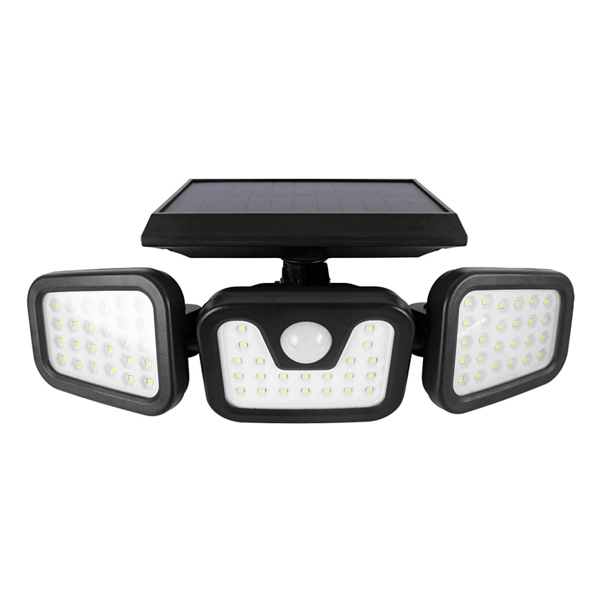 LED Solární reflektor se senzorem LED/1,5W/3,7V 6000K IP44 2400 mAh