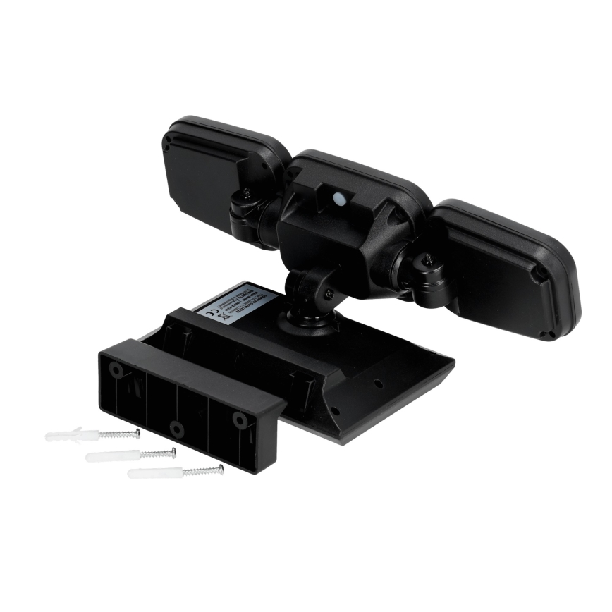 LED Solární reflektor se senzorem LED/1,5W/3,7V 6000K IP44 2400 mAh