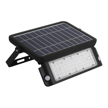 LED Solární reflektor se senzorem LED/10W/3,7V 4000K IP65 7200 mAh