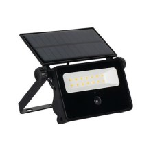 LED Solární reflektor se senzorem LED/10W/5,5V IP65