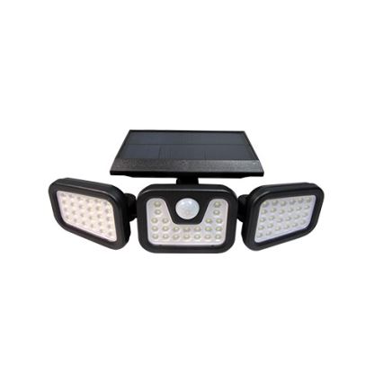 LED Flexibilní solární reflektor se senzorem LED/15W/3,7V IP54 4500K
