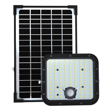 LED Solární reflektor se senzorem LED/30W/6,4V 4000K + dálkové ovládání