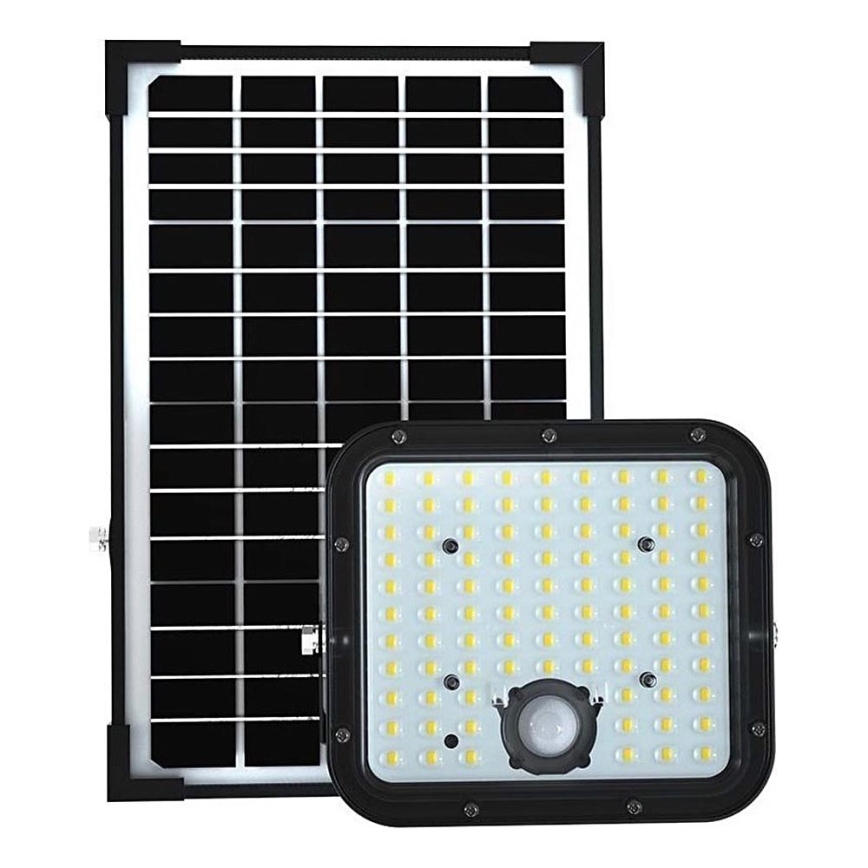 LED Solární reflektor se senzorem LED/30W/6,4V 4000K + dálkové ovládání