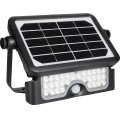 LED Solární reflektor se senzorem LED/5W/3,7V 4000K IP65 3000 mAh