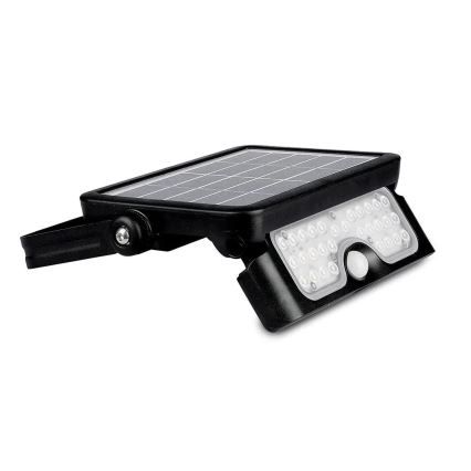 LED Solární reflektor se senzorem LED/5W/3,7V IP65 4000K 3000 mAh