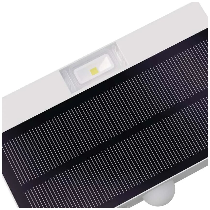 LED Solární reflektor se senzorem pohybu LED/3,7V 1200mAh 4000K IP65 bílá