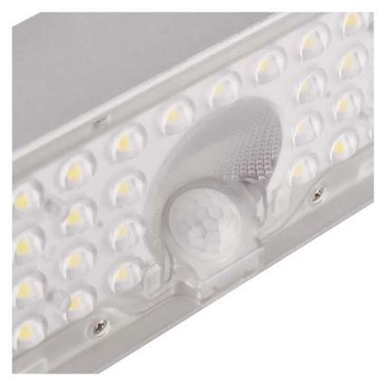 LED Solární reflektor se senzorem pohybu LED/3,7V 3000mAh 4000K IP65 bílá