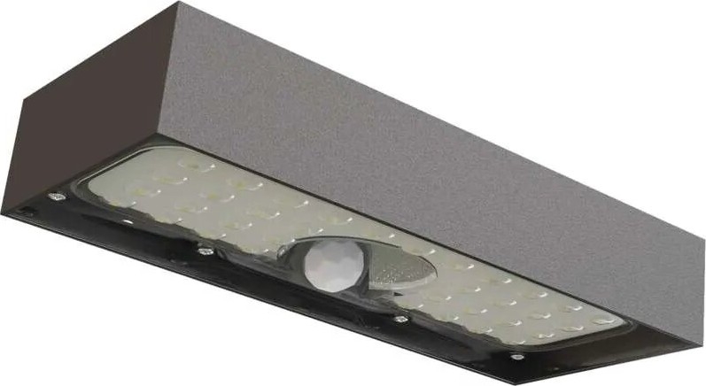 LED Solární reflektor se senzorem pohybu LED/3,7V 3000mAh 4000K IP65 černá