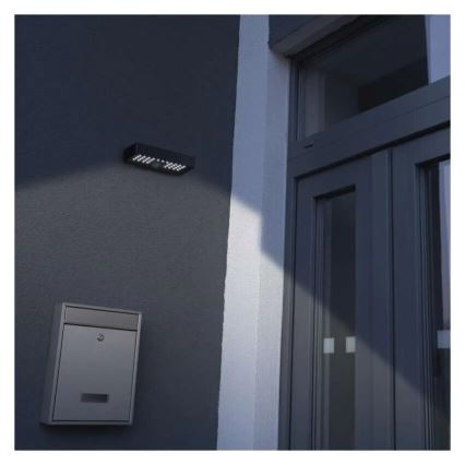 LED Solární reflektor se senzorem pohybu LED/3,7V 3000mAh 4000K IP65 černá