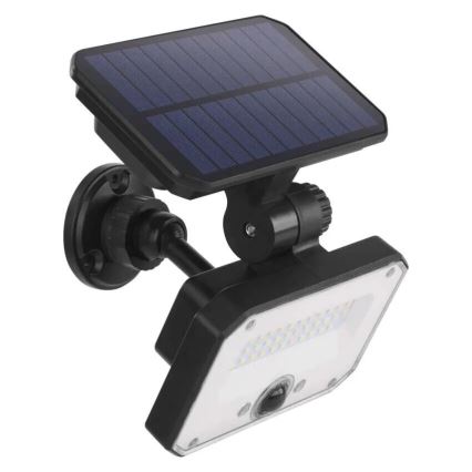 LED Solární reflektor se senzorem pohybu SPILO LED/3,7V 3600mAh 4000K IP54 + dálkové ovládání
