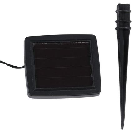LED Solární řetěz 10xLED/1W/1,2V 1xAA 2 m IP44 3000K 300 mAh