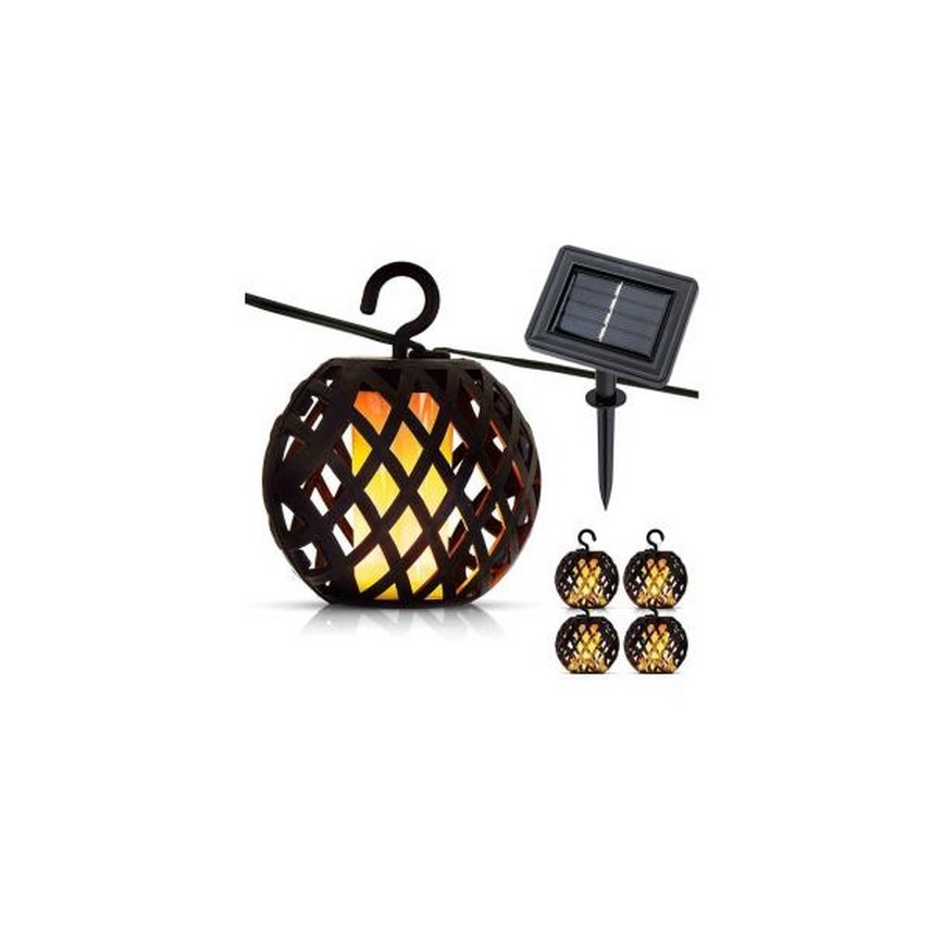 LED Solární řetěz 60xLED/2m 400 mAh IP44