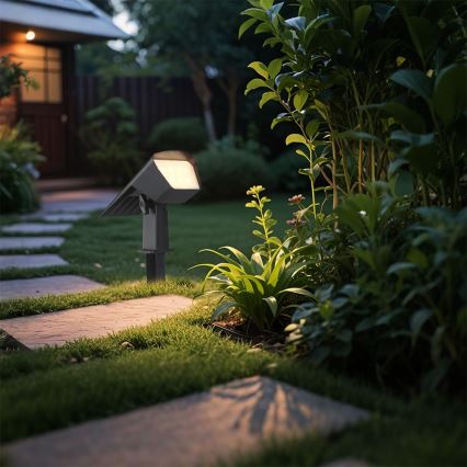 LED Solární svítidlo 2v1 LED/1,3W/3,7V 3000/4000/6400K IP65 1200 mAh