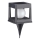 LED Solární svítidlo CUBO LED/3,7V 1200 mAh IP44 černá
