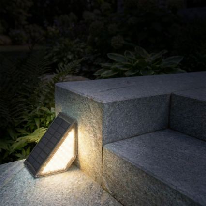 LED Solární svítidlo ELI LED/4,5W/3,7V 500 mAh IP44 černá