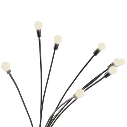 LED Solární svítidlo FIORINI 8xLED/1,2V 600 mAh IP44 černá