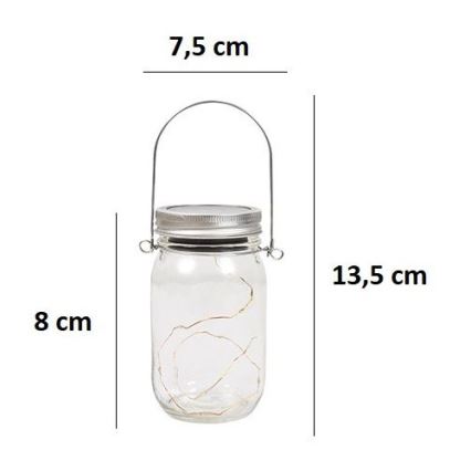 LED Solární svítidlo JAR LED/1,2V 600 mAh IP44