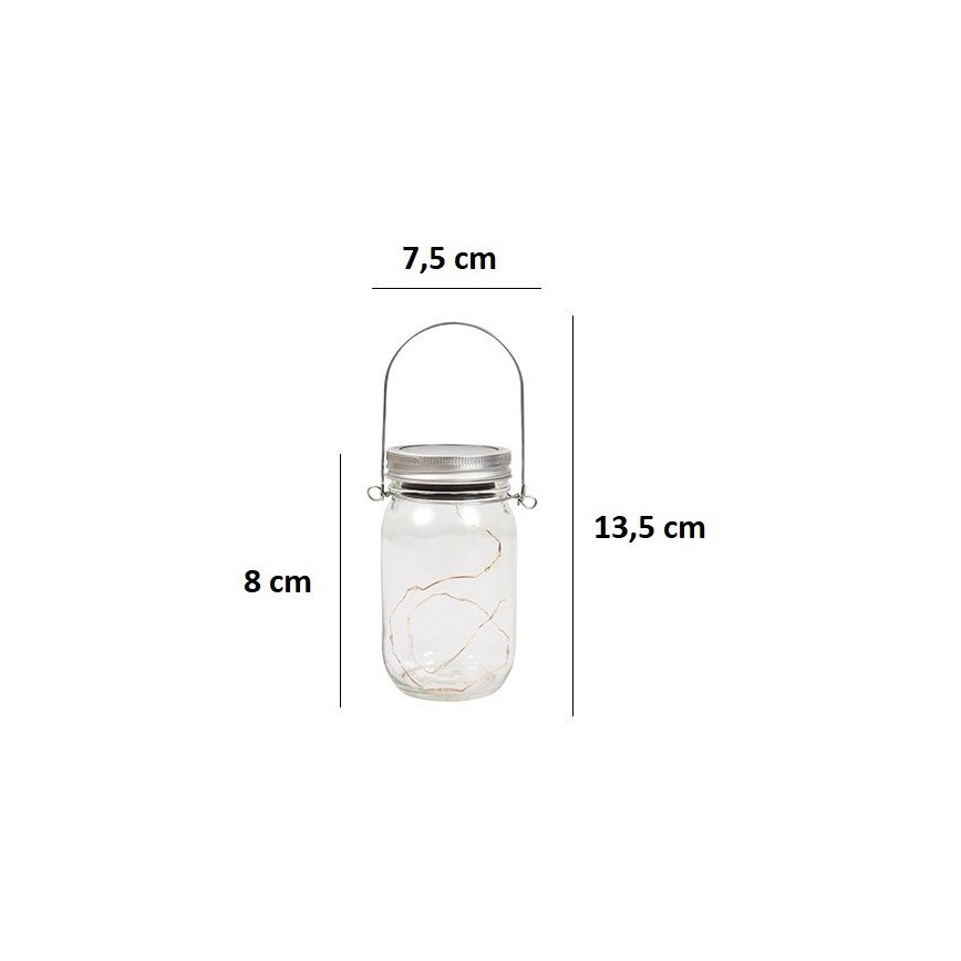 LED Solární svítidlo JAR LED/1,2V 600 mAh IP44