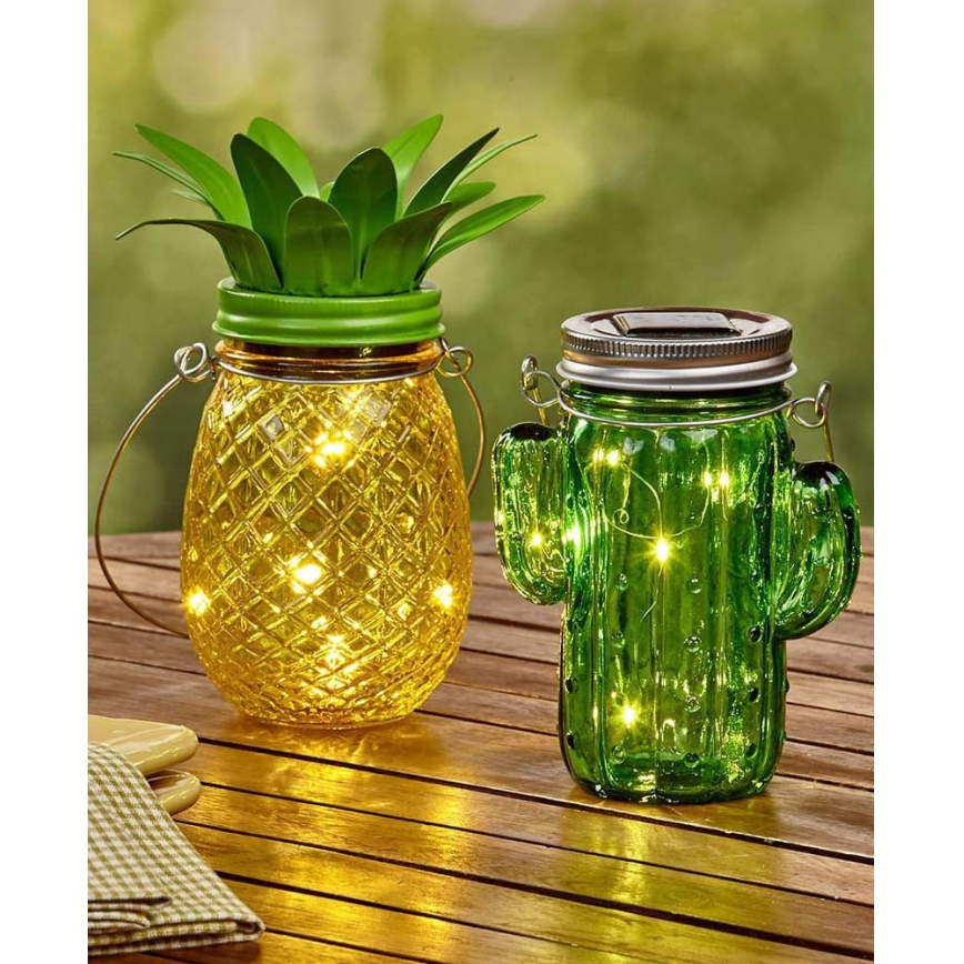LED Solární svítidlo JAR LED/1,2V IP44 ananas