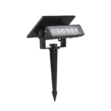 LED Solární svítidlo LED/0,9W/3,7V 3000K IP65 černá
