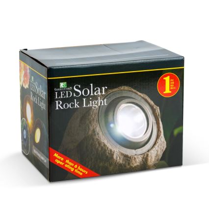 LED Solární svítidlo LED/1,2V 1000 mAh IP44 kámen