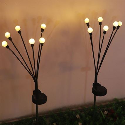 LED Solární svítidlo MULTI LED/0,06W/1,2V 150 mAh IP44 černá