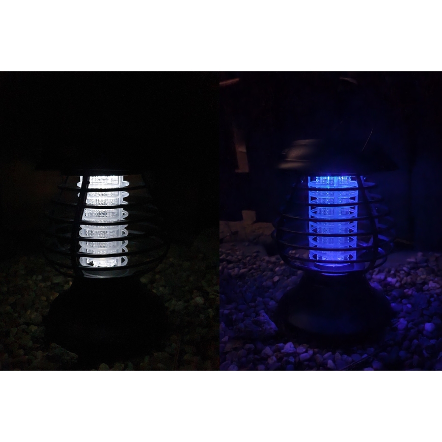 LED Solární svítidlo s lapačem hmyzu LED/1,2V 600 mAh IP44