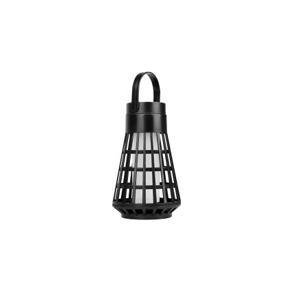 LED Solární svítidlo se senzorem 2v1 LED/1W/3,7V IP54 300 mAh černá