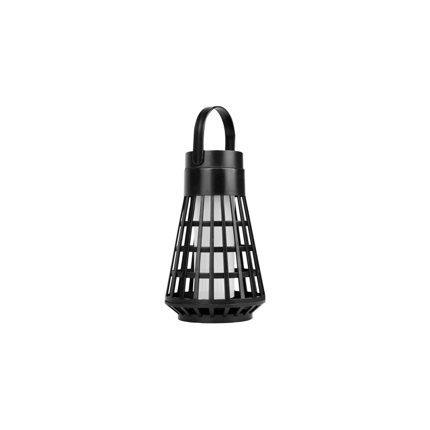 LED Solární svítidlo se senzorem 2v1 LED/1W/3,7V IP54 300 mAh černá
