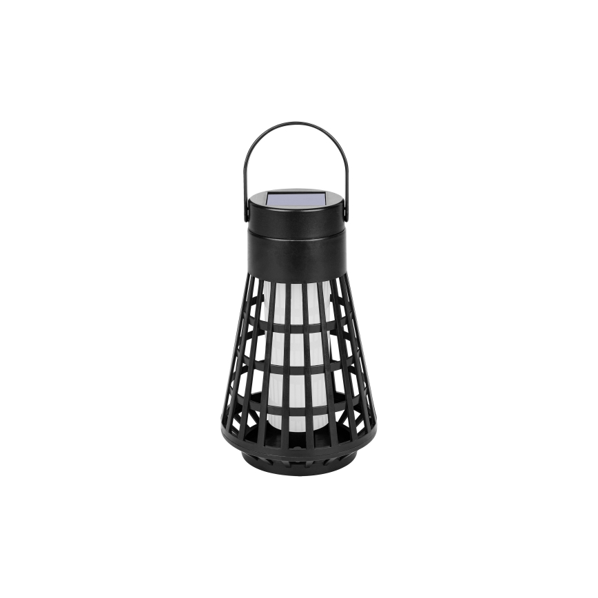 LED Solární svítidlo se senzorem 2v1 LED/1W/3,7V IP54 300 mAh černá