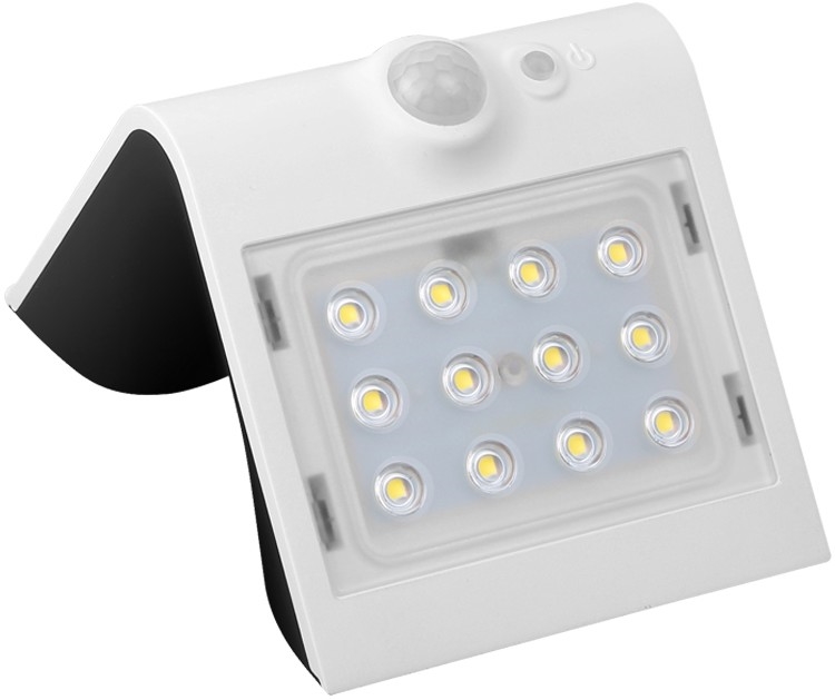 LED Solární svítidlo se senzorem pohybu a soumraku LED/1,5W/1200 mAh 3,7V IP65