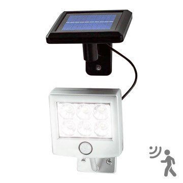 LED Solární svítidlo se senzorem pohybu a soumraku LED/3xAA IP44
