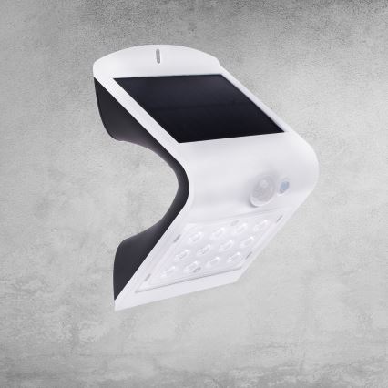 LED Solární svítidlo se senzorem pohybu a soumraku LED/1,5W/1200 mAh 3,7V IP65