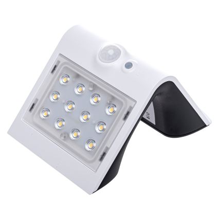 LED Solární svítidlo se senzorem pohybu a soumraku LED/1,5W/1200 mAh 3,7V IP65