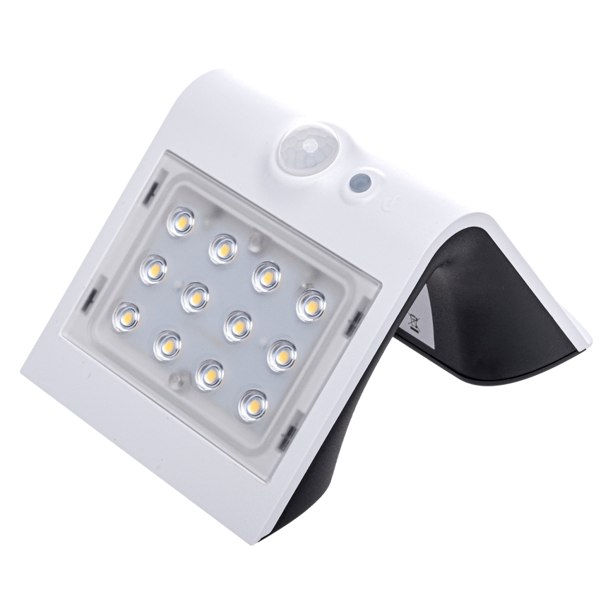 LED Solární svítidlo se senzorem pohybu a soumraku LED/1,5W/1200 mAh 3,7V IP65