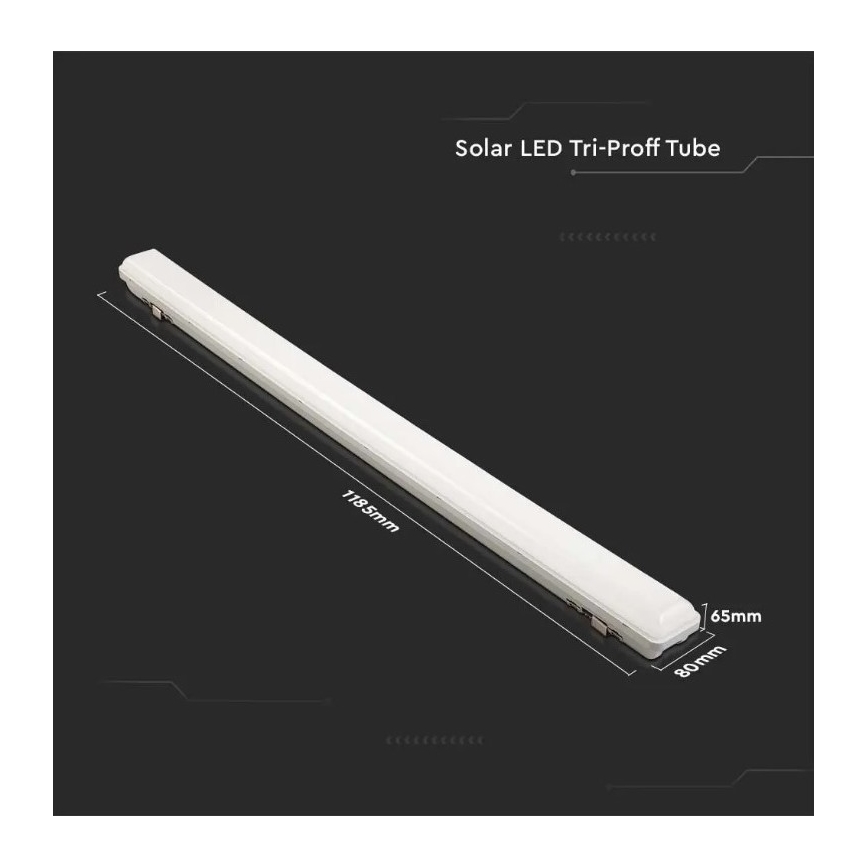 LED Stmívatelné solární technické svítidlo se senzorem LED/25W/230V 3000K/4000K/6400K IP65 + dálkové ovládání