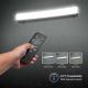 LED Stmívatelné solární technické svítidlo se senzorem LED/25W/230V 3000K/4000K/6400K IP65 + dálkové ovládání