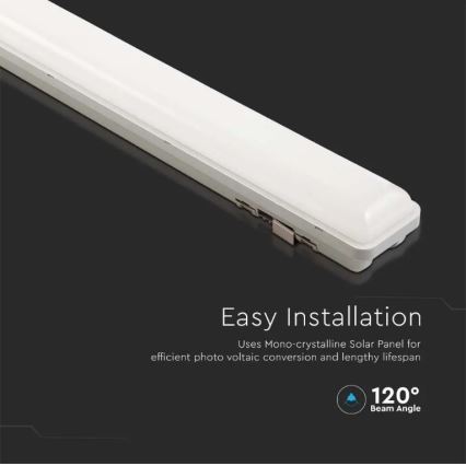 LED Stmívatelné solární technické svítidlo se senzorem LED/25W/230V 3000K/4000K/6400K IP65 + dálkové ovládání