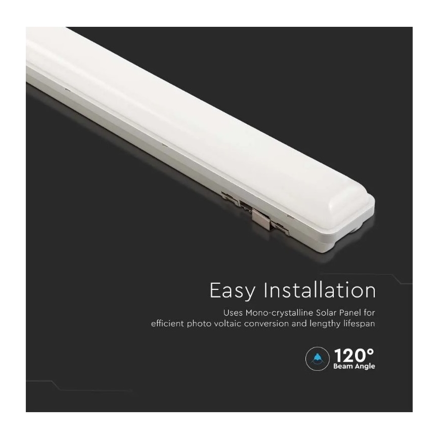 LED Stmívatelné solární technické svítidlo se senzorem LED/25W/230V 3000K/4000K/6400K IP65 + dálkové ovládání