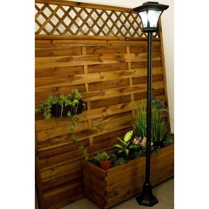 LED Solární venkovní lampa LED/1,2V IP44 černá