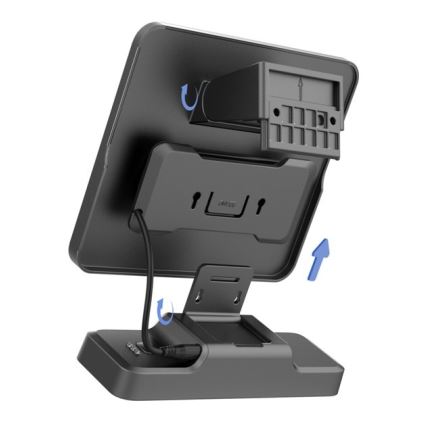 LED Solární venkovní reflektor se senzorem LED/8W/3,7V 2000 mAh IP54 černá